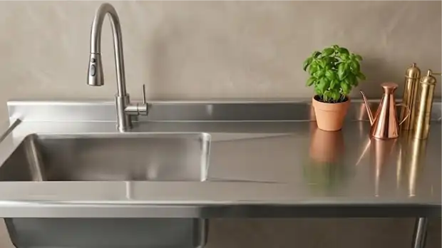 Detalle grifería profesional